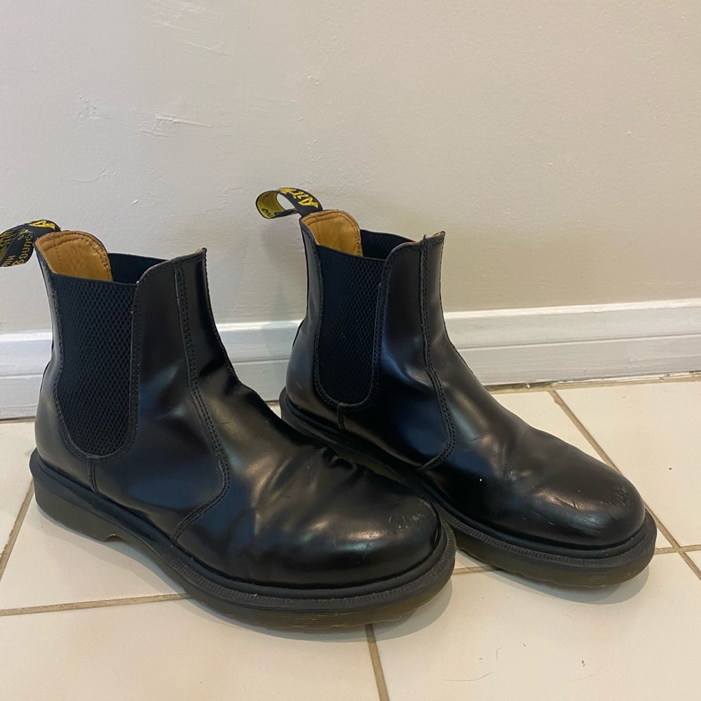 Doc Marten 2976 slip on boots smooth leather